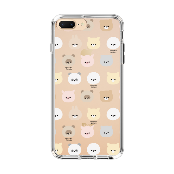 スリムプロテクションケース［ mofmofriends - フェイス ］