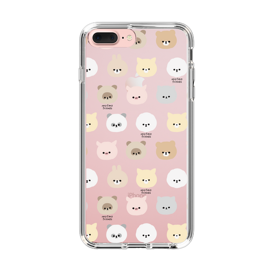スリムプロテクションケース［ mofmofriends - フェイス ］