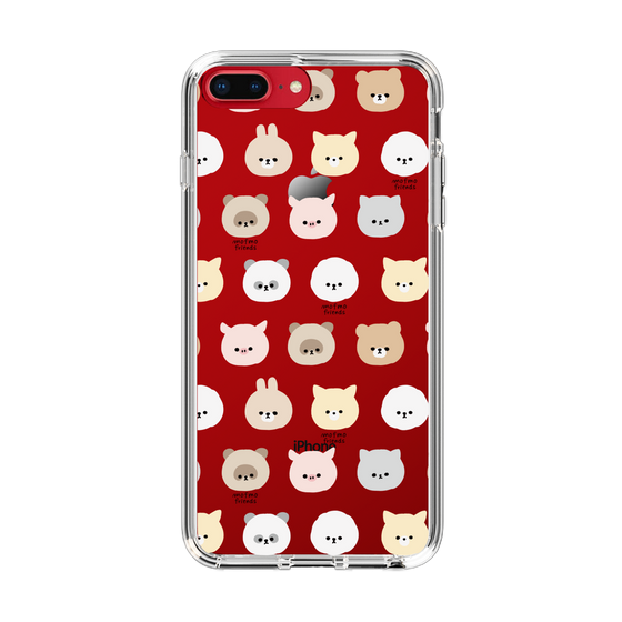 スリムプロテクションケース［ mofmofriends - フェイス ］
