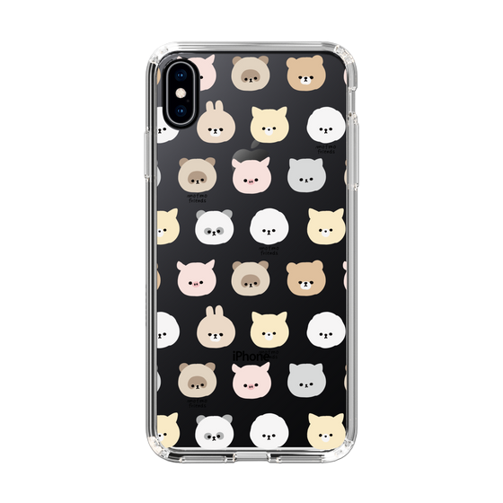 スリムプロテクションケース［ mofmofriends - フェイス ］