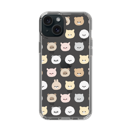 スリムプロテクションケース［ mofmofriends - フェイス ］