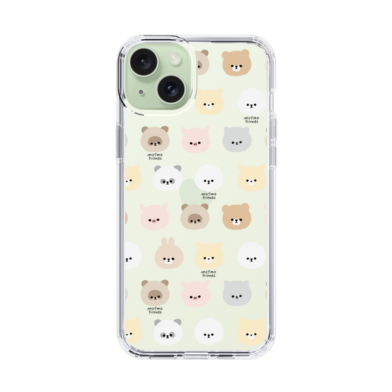 スリムプロテクションケース［ mofmofriends - フェイス ］