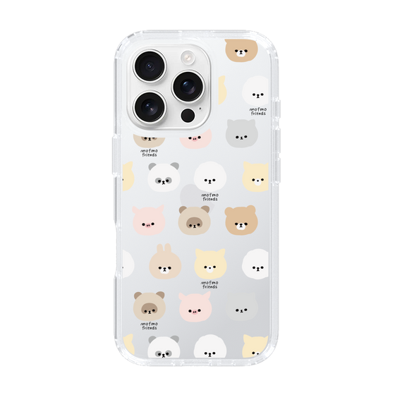 スリムプロテクションケース［ mofmofriends - フェイス ］