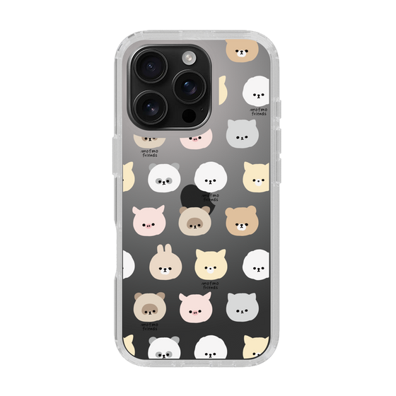 スリムプロテクションケース［ mofmofriends - フェイス ］