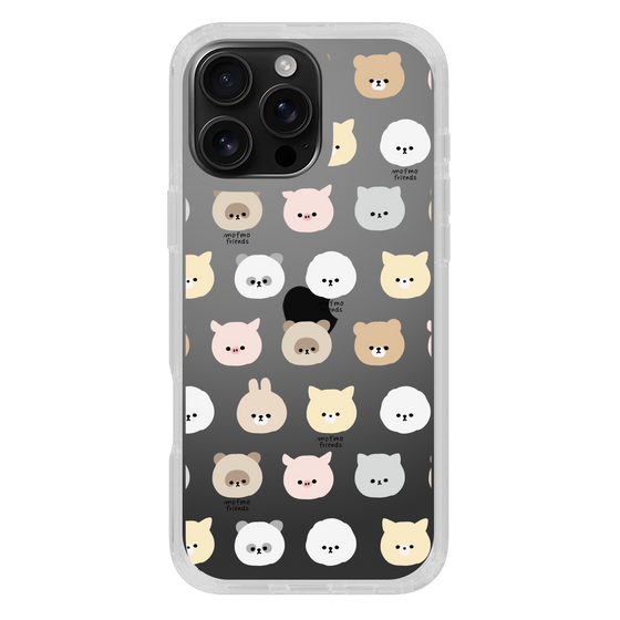 スリムプロテクションケース［ mofmofriends - フェイス ］