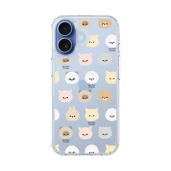 スリムプロテクションケース［ mofmofriends - フェイス ］