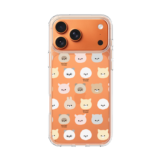 スリムプロテクションケース［ mofmofriends - フェイス ］