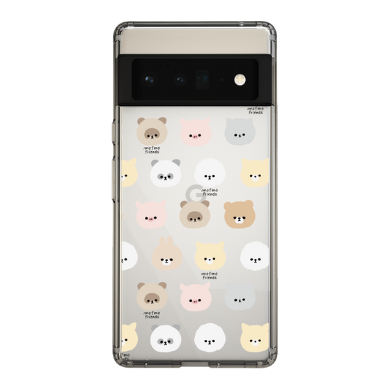 スリムプロテクションケース［ mofmofriends - フェイス ］