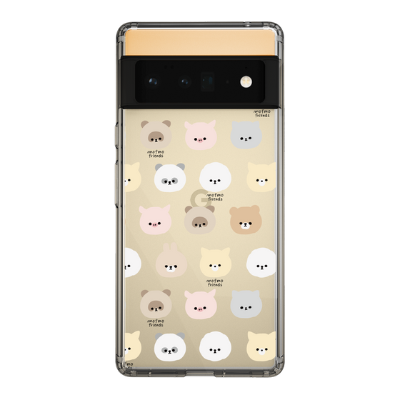 スリムプロテクションケース［ mofmofriends - フェイス ］