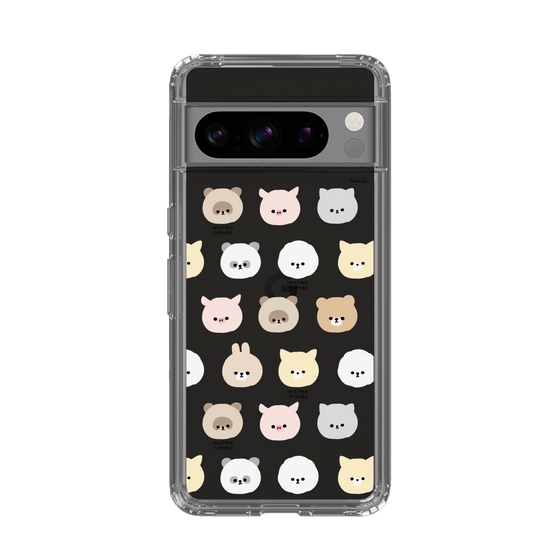 スリムプロテクションケース［ mofmofriends - フェイス ］