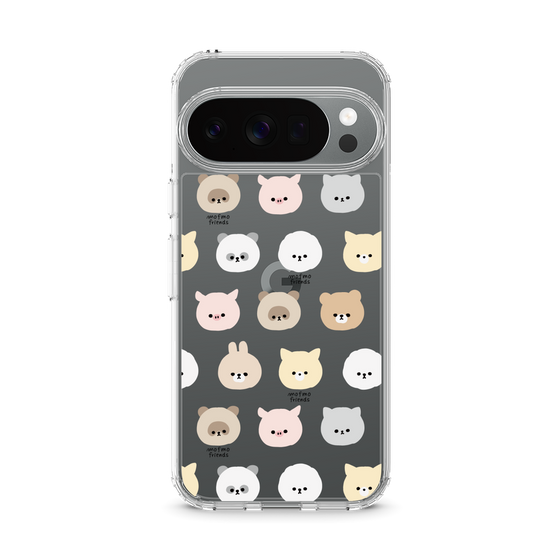 スリムプロテクションケース［ mofmofriends - フェイス ］