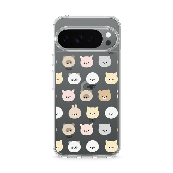 スリムプロテクションケース［ mofmofriends - フェイス ］