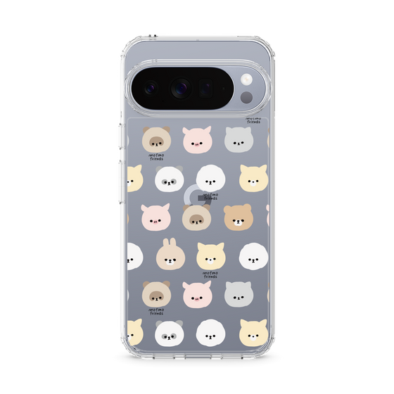 スリムプロテクションケース［ mofmofriends - フェイス ］
