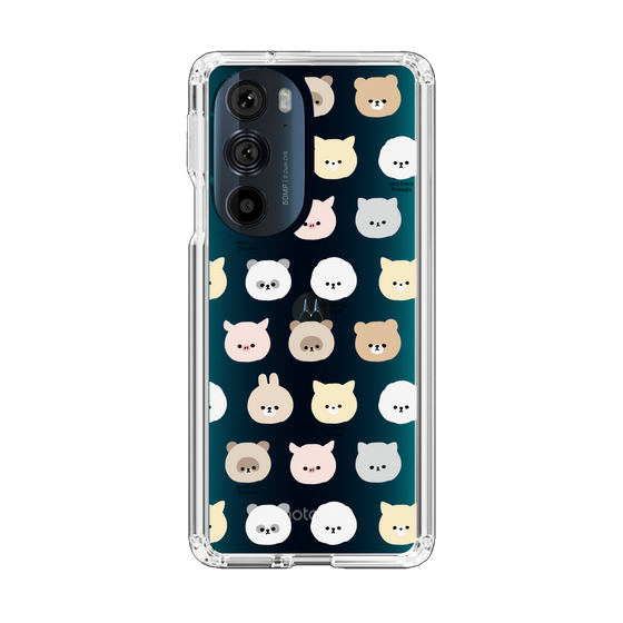 スリムプロテクションケース［ mofmofriends - フェイス ］
