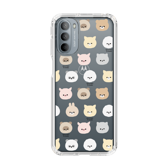 スリムプロテクションケース［ mofmofriends - フェイス ］