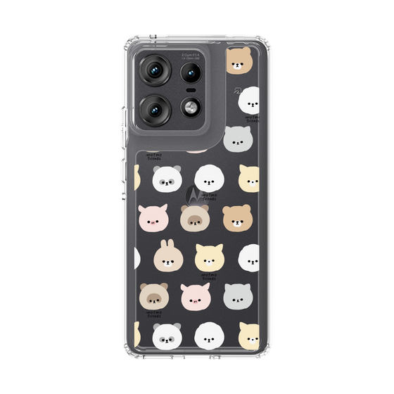 スリムプロテクションケース［ mofmofriends - フェイス ］