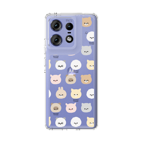 スリムプロテクションケース［ mofmofriends - フェイス ］
