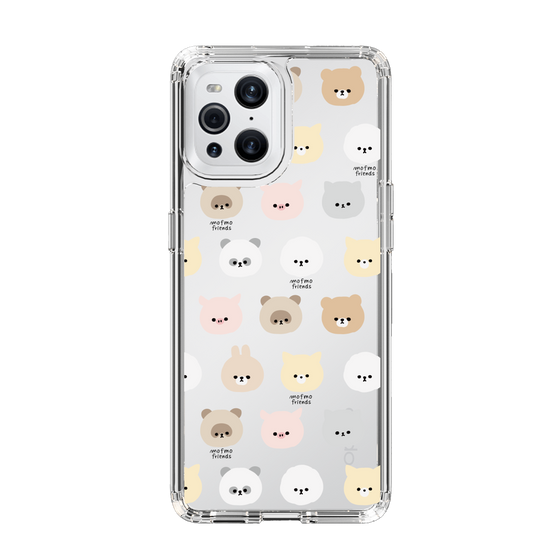 スリムプロテクションケース［ mofmofriends - フェイス ］