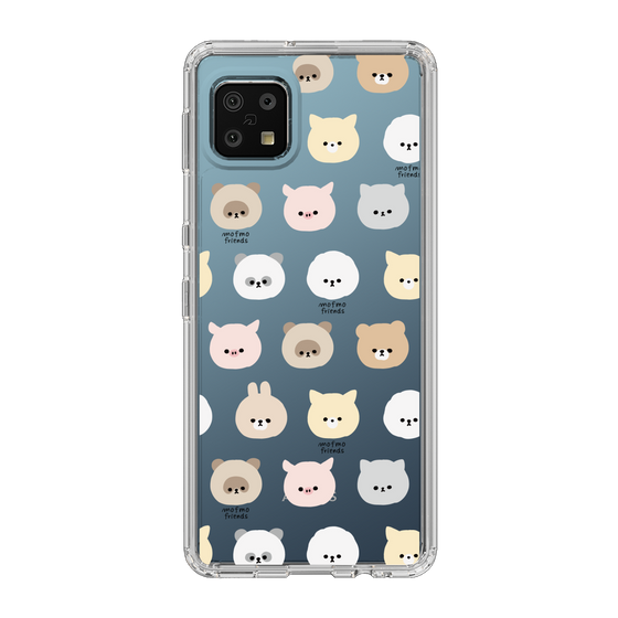 スリムプロテクションケース［ mofmofriends - フェイス ］