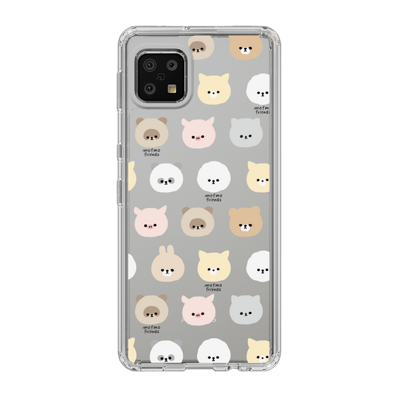 スリムプロテクションケース［ mofmofriends - フェイス ］