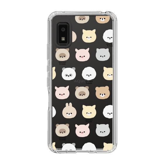スリムプロテクションケース［ mofmofriends - フェイス ］