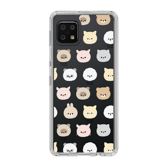 スリムプロテクションケース［ mofmofriends - フェイス ］