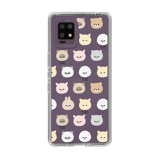スリムプロテクションケース［ mofmofriends - フェイス ］
