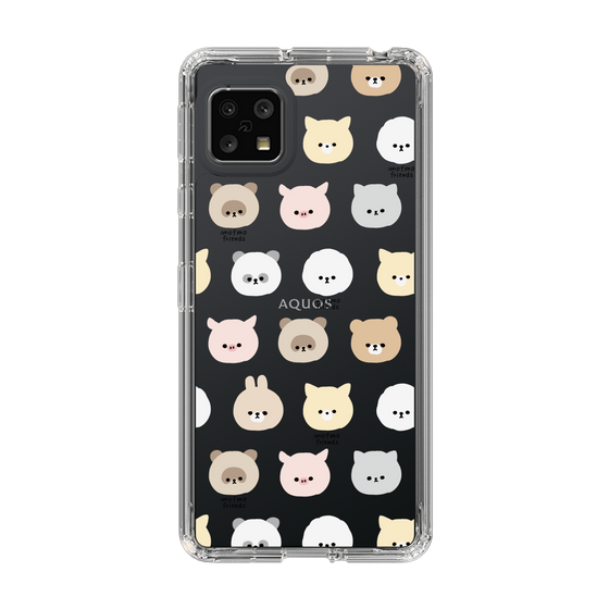 スリムプロテクションケース［ mofmofriends - フェイス ］