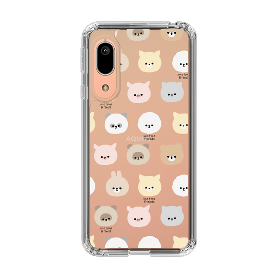 スリムプロテクションケース［ mofmofriends - フェイス ］