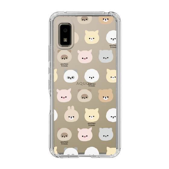 スリムプロテクションケース［ mofmofriends - フェイス ］