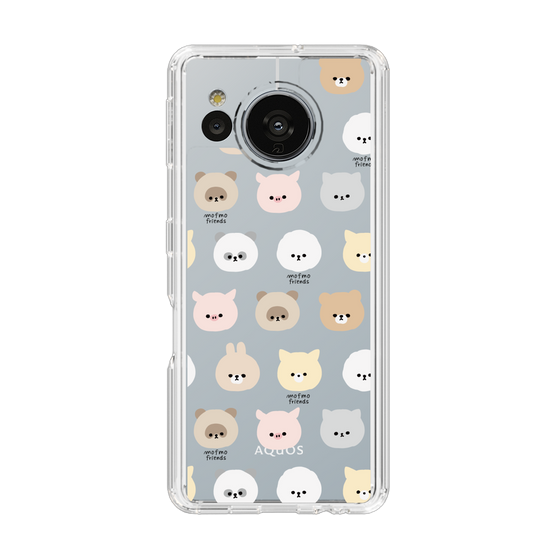 スリムプロテクションケース［ mofmofriends - フェイス ］