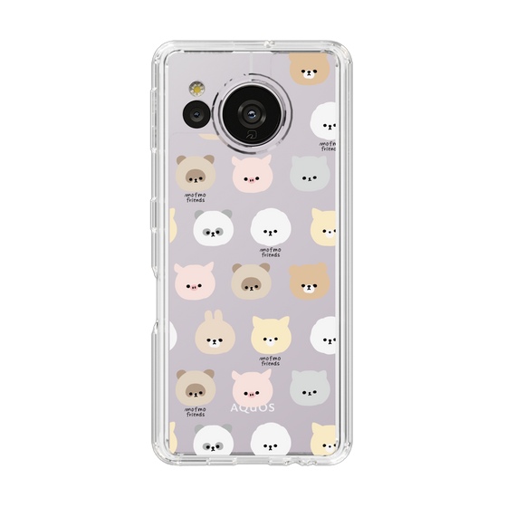 スリムプロテクションケース［ mofmofriends - フェイス ］