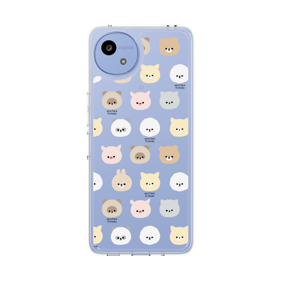 スリムプロテクションケース［ mofmofriends - フェイス ］