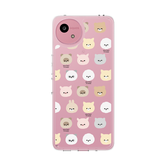 スリムプロテクションケース［ mofmofriends - フェイス ］