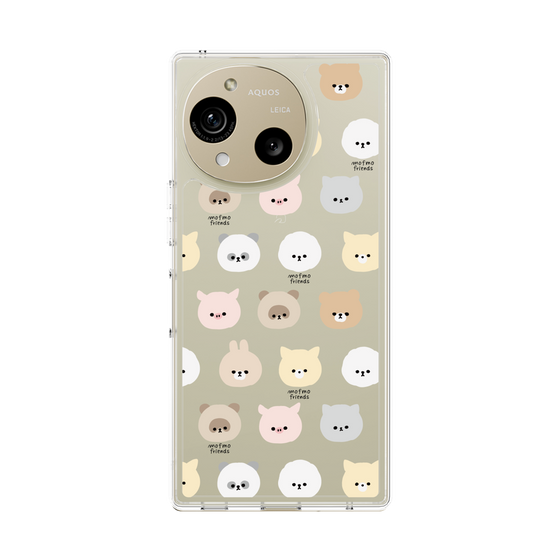 スリムプロテクションケース［ mofmofriends - フェイス ］