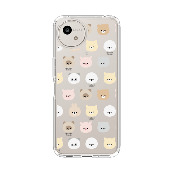 スリムプロテクションケース［ mofmofriends - フェイス ］