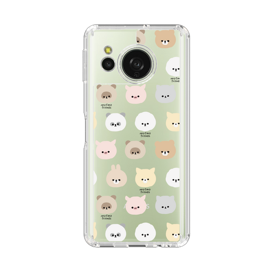 スリムプロテクションケース［ mofmofriends - フェイス ］