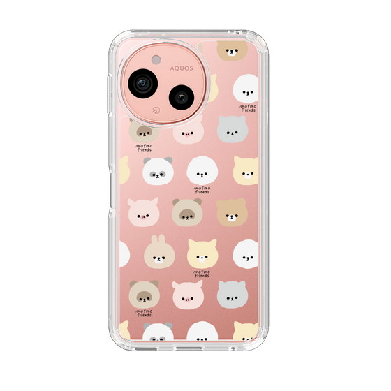 スリムプロテクションケース［ mofmofriends - フェイス ］