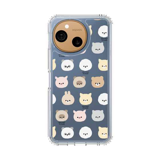 スリムプロテクションケース［ mofmofriends - フェイス ］