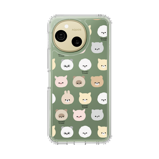 スリムプロテクションケース［ mofmofriends - フェイス ］