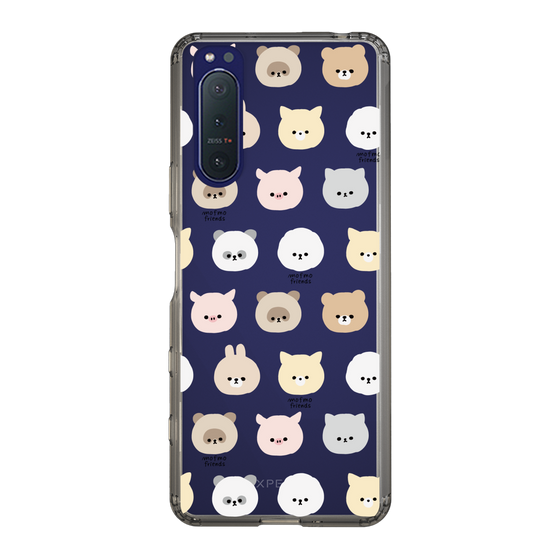 スリムプロテクションケース［ mofmofriends - フェイス ］
