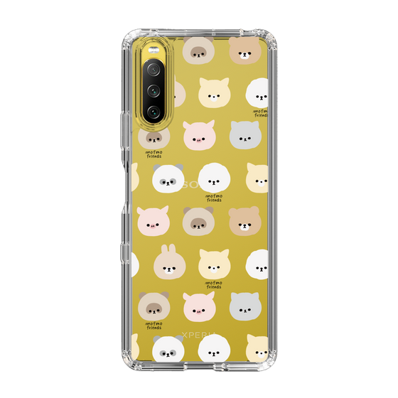スリムプロテクションケース［ mofmofriends - フェイス ］