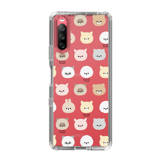 スリムプロテクションケース［ mofmofriends - フェイス ］