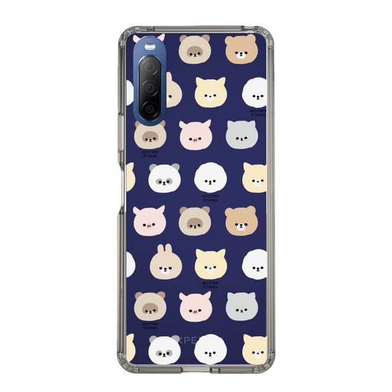 スリムプロテクションケース［ mofmofriends - フェイス ］
