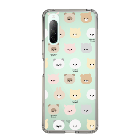 スリムプロテクションケース［ mofmofriends - フェイス ］