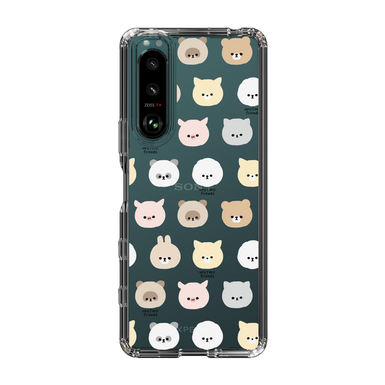 スリムプロテクションケース［ mofmofriends - フェイス ］