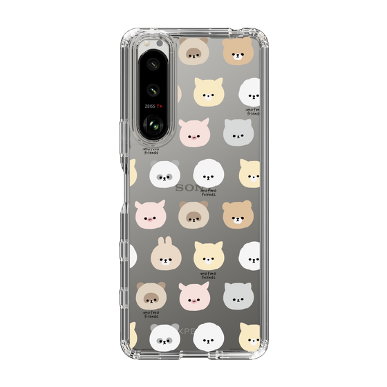 スリムプロテクションケース［ mofmofriends - フェイス ］