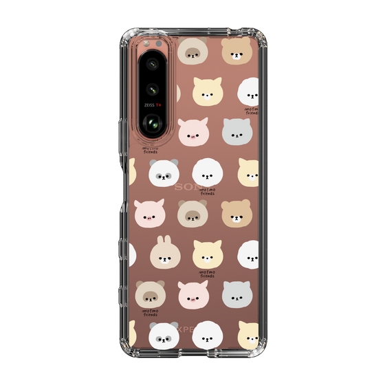 スリムプロテクションケース［ mofmofriends - フェイス ］