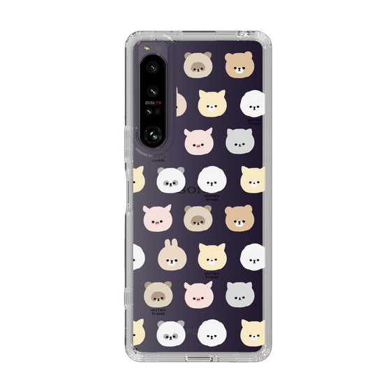 スリムプロテクションケース［ mofmofriends - フェイス ］
