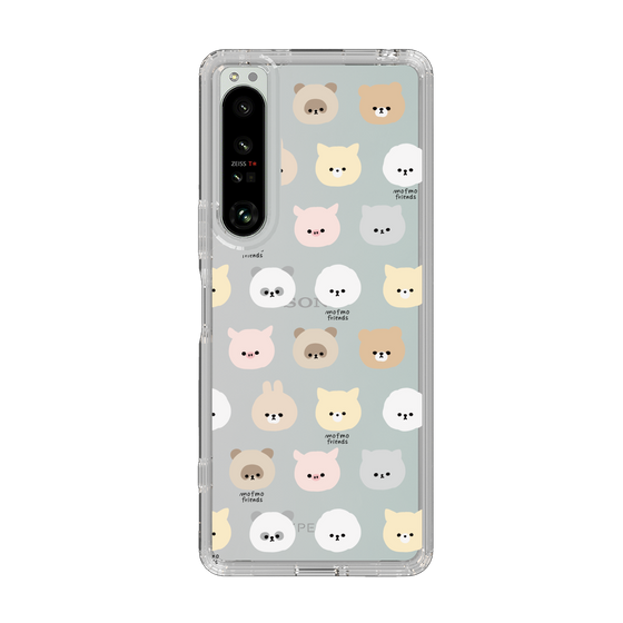 スリムプロテクションケース［ mofmofriends - フェイス ］